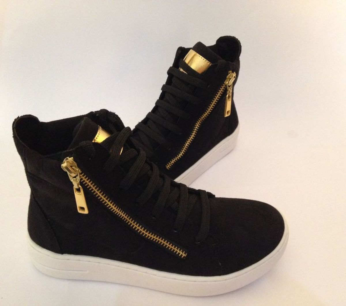 tenis de botinha feminino preto
