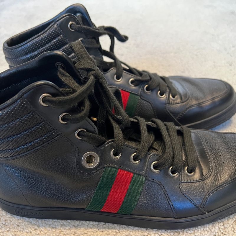 Tenis altos online gucci