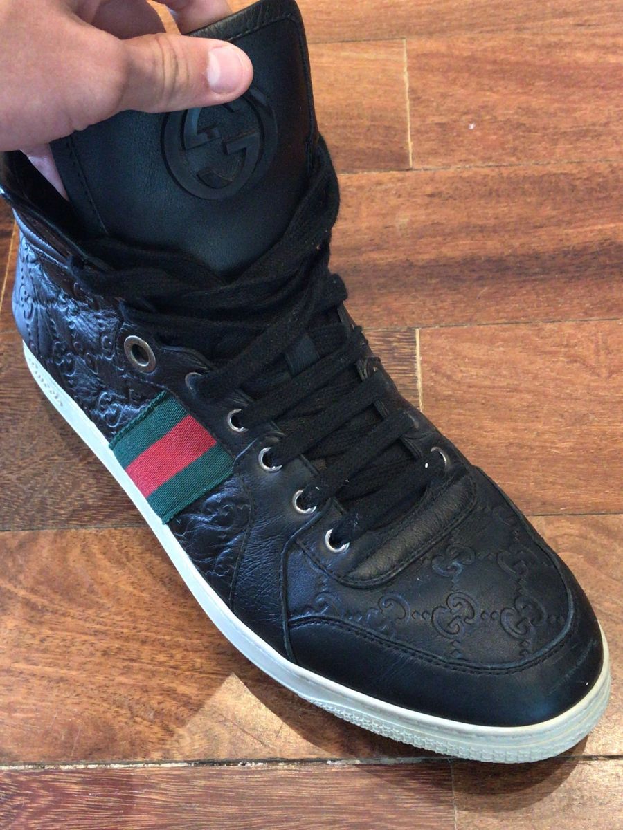 tenis gucci masculino cano alto