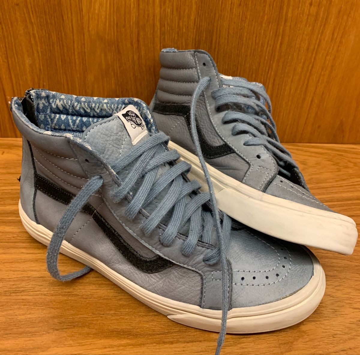 vans old skool cano alto azul