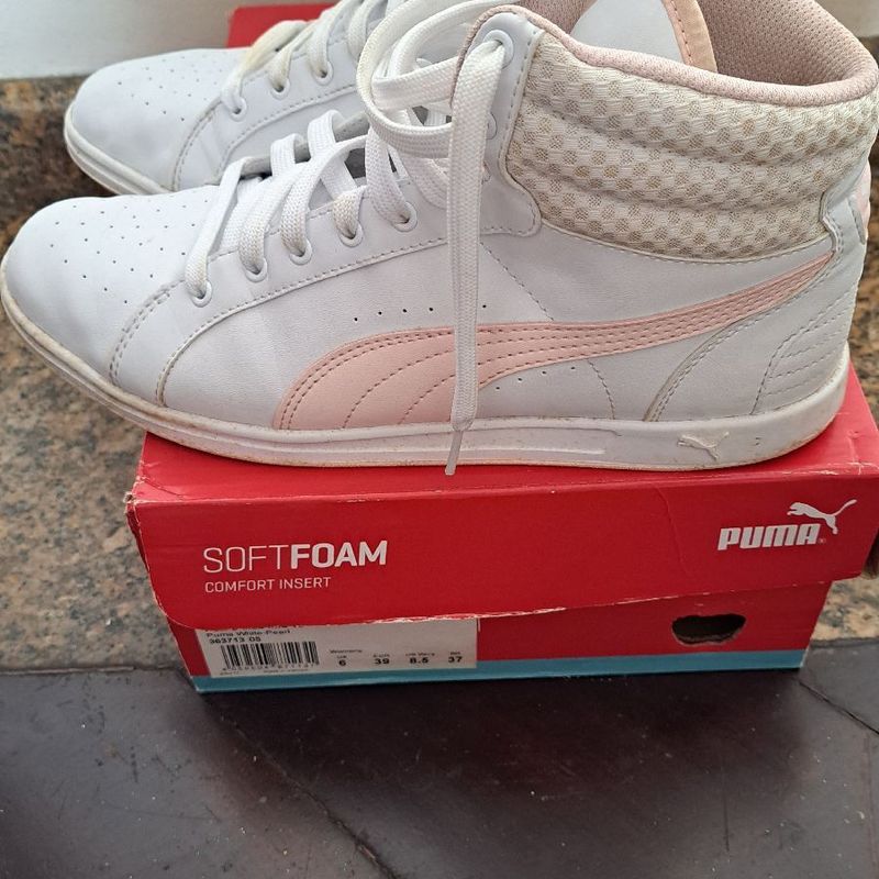 Tenis feminino best sale cano alto puma