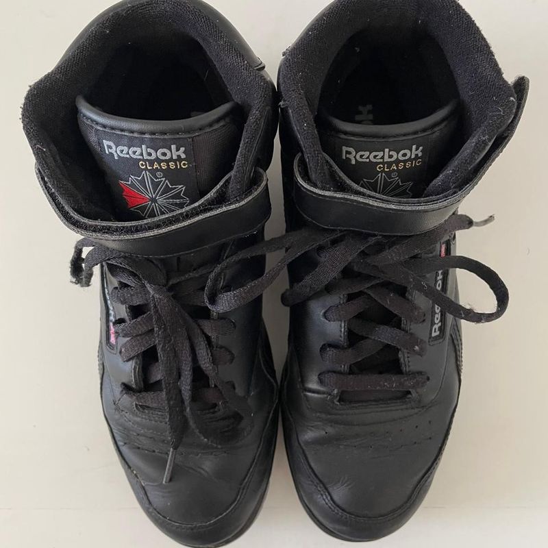 Reebok Feminino Tenis Reebok Preto Cano Alto Tênis Cano Alto