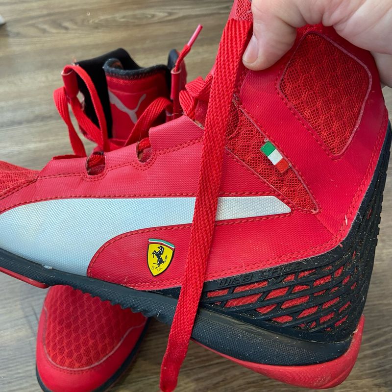 Tênis Cano Alto Scuderia Ferrari Tênis Masculino Puma Usado 102407389  enjoei