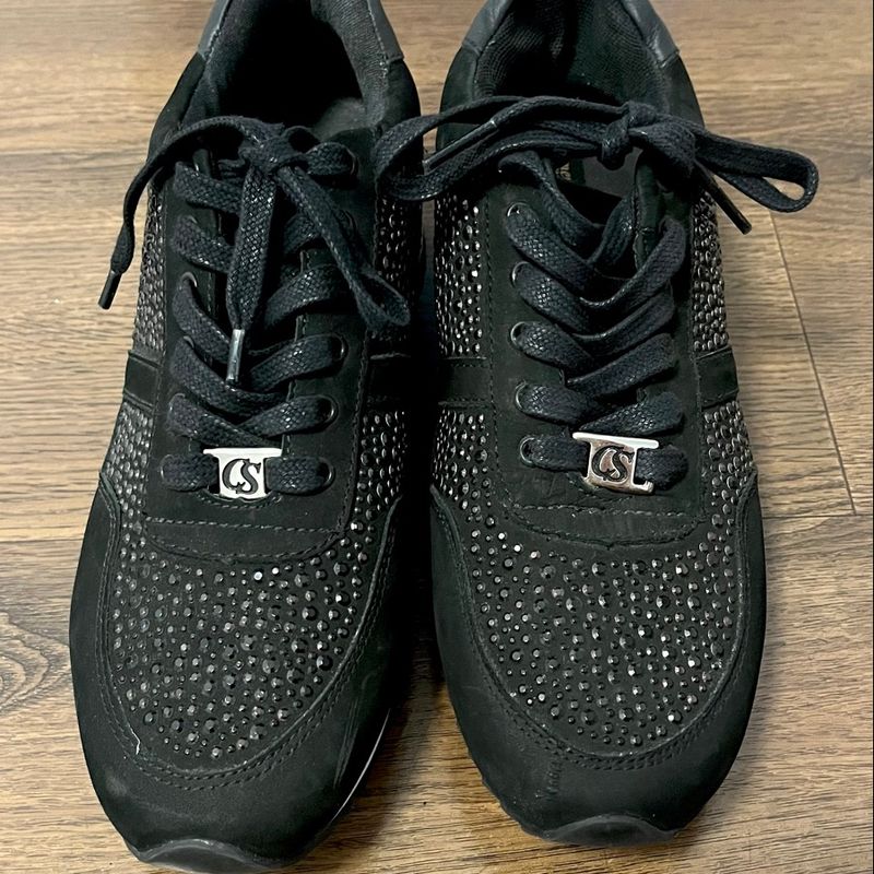 Tênis Carmen Steffens Feminino Preto Carmen Steffens Usado