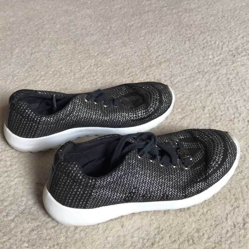 Tênis Carmen Steffens Preto com Brilho Tam 35 Carmen Steffens