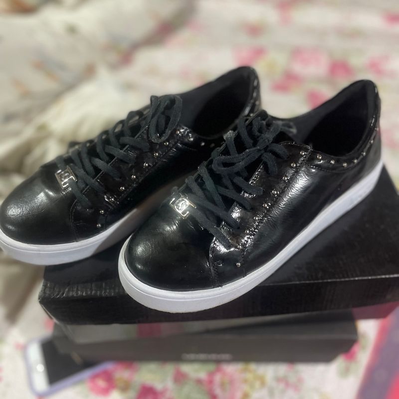 Slip On Tenis Preto Feminino Carmen Steffens Tênis Carmen Steffens