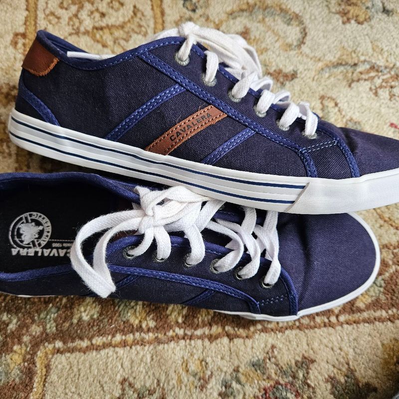 Tenis best sale cavalera azul