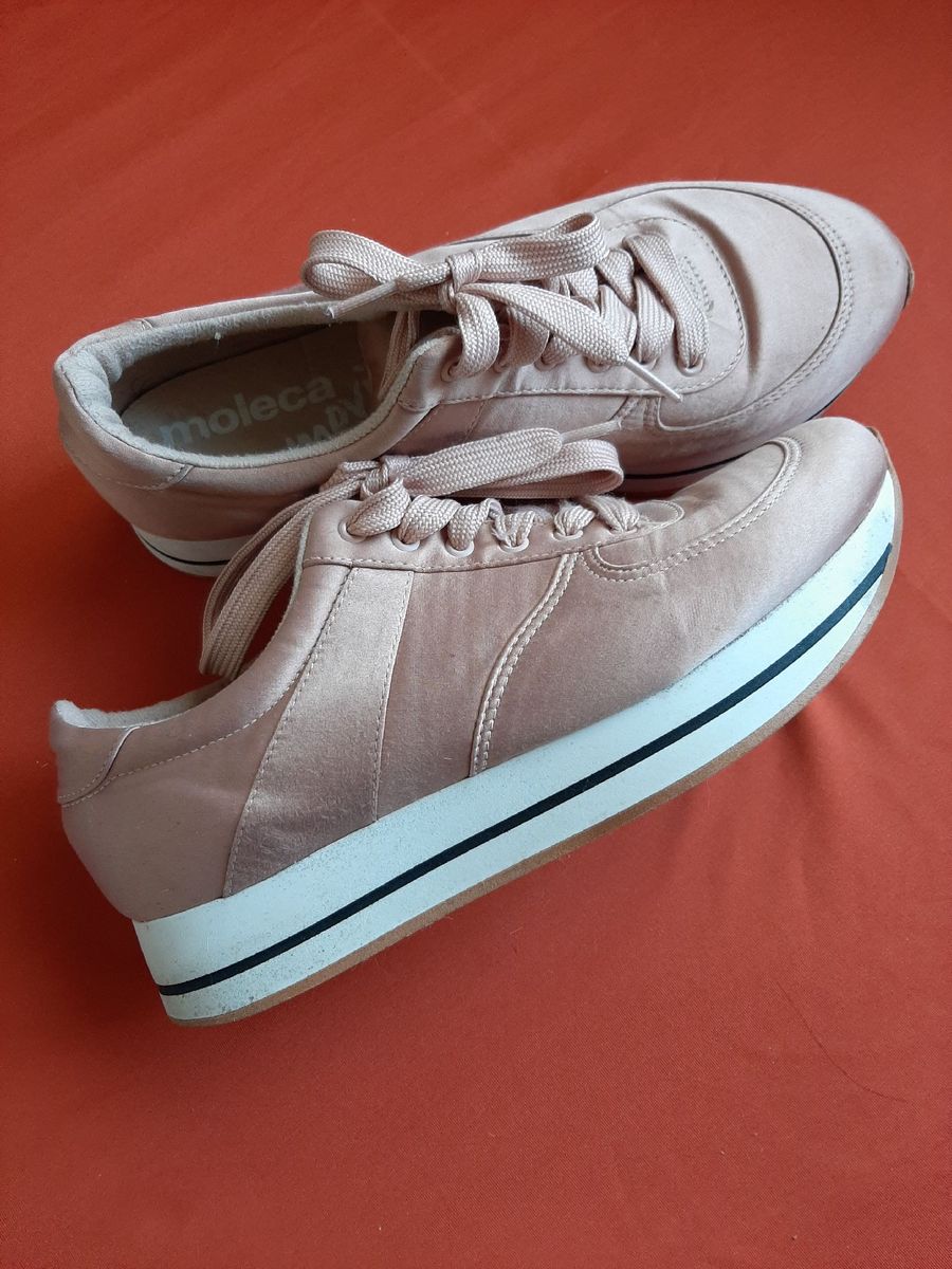 tenis moleca rosinha