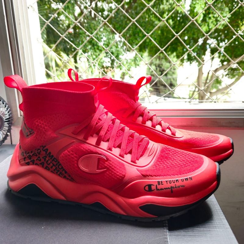 Tênis Champion Cano Alto Vermelho Champion Nunca Usado 105319254
