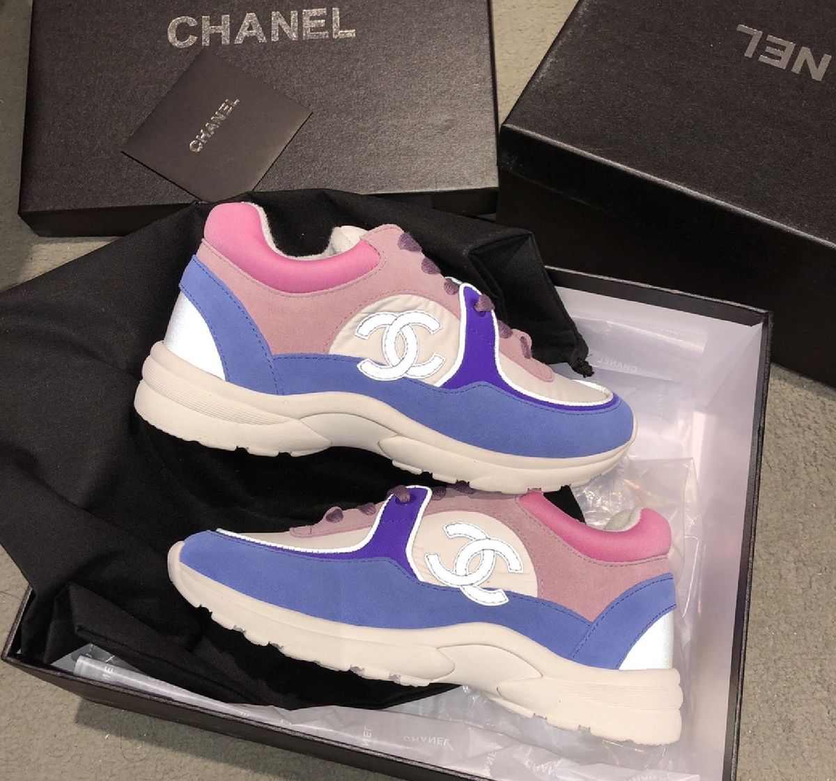tenis chunky chanel