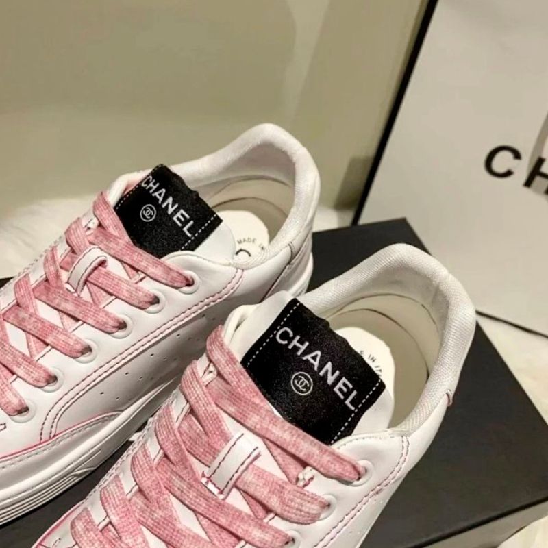 Tenis chanel sale feminino rosa