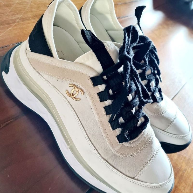 Tenis chanel best sale feminino branco