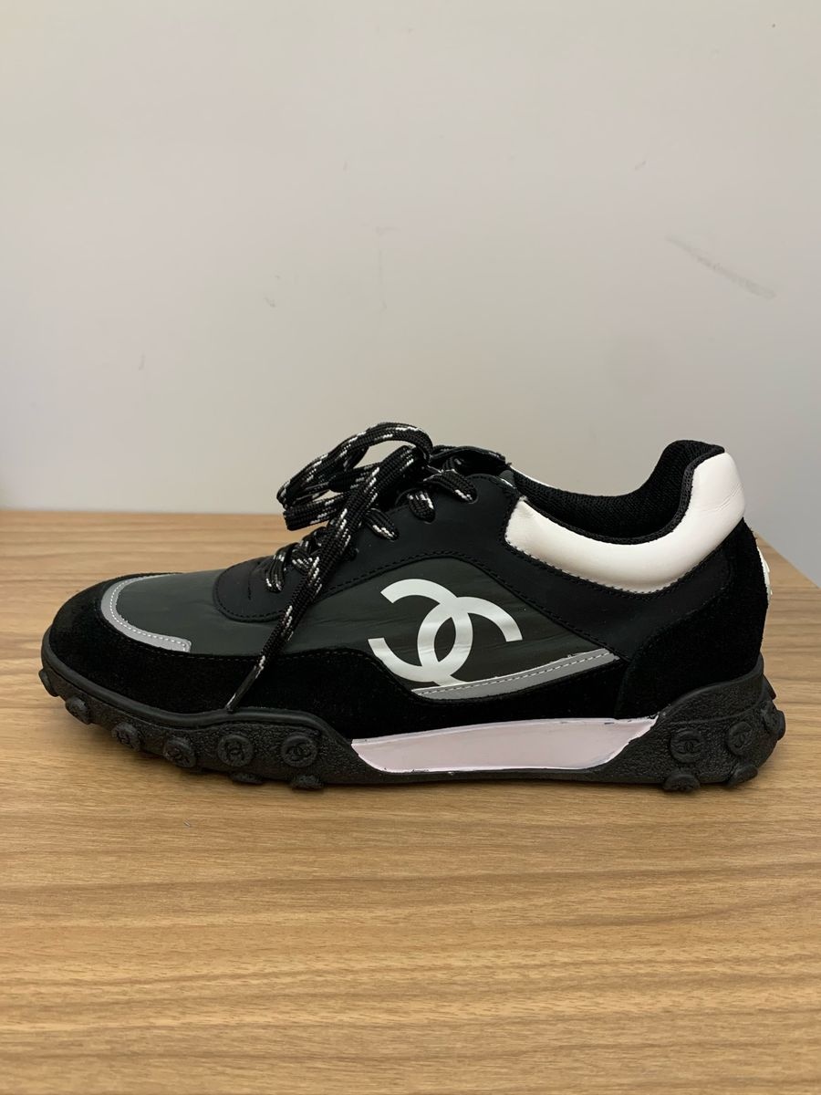 tenis chanel feminino rosa