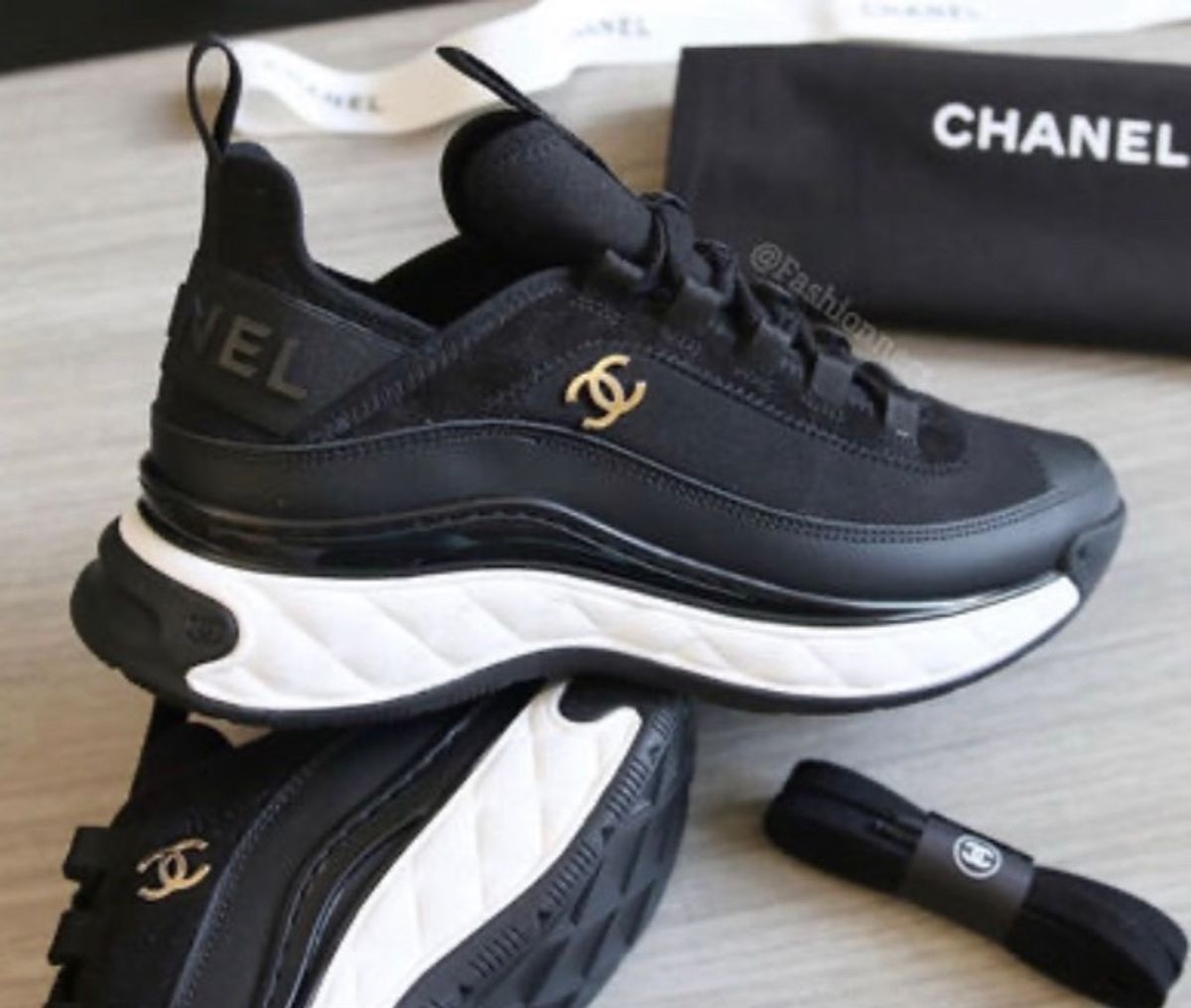 chanel tenis feminino
