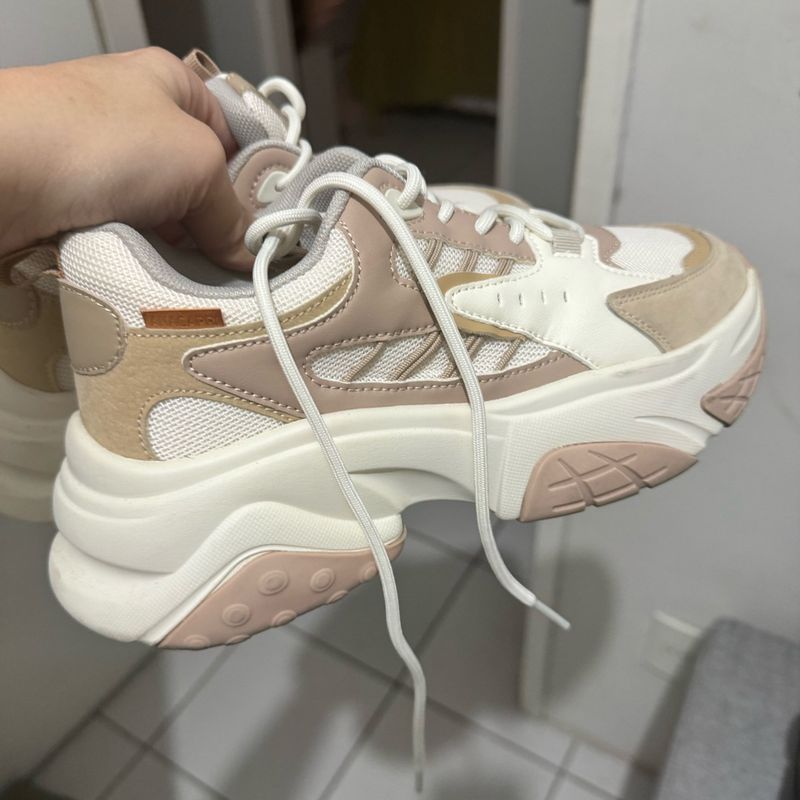 Tênis Chunky Vivi Branco e Bege Anacapri 37 Anacapri Usado