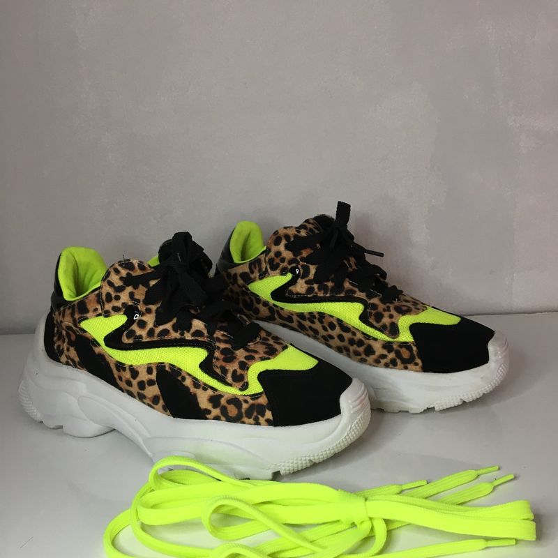 Tenis zatz chunky store neon