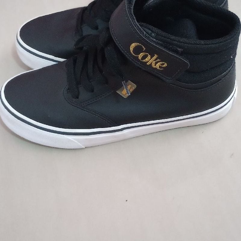 Tênis Coca -Cola Botinha Preto Mika Coca-Cola Usado