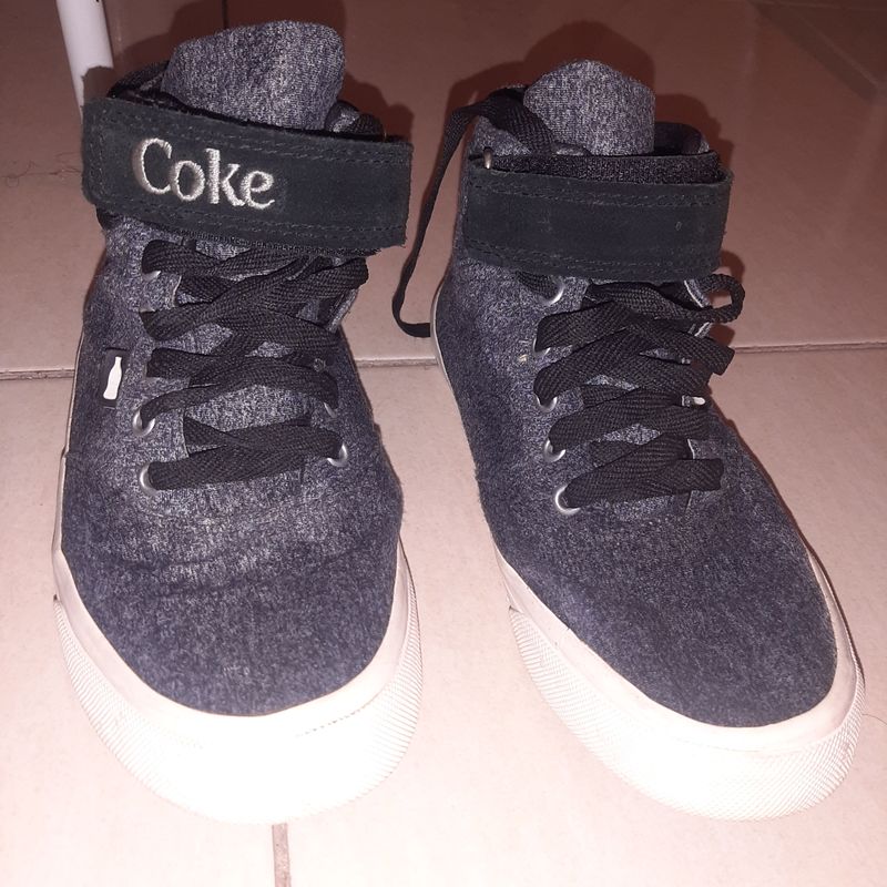 Tênis Coca Cola Feminino Cano Alto Tamanho 35 Coca Cola Usado