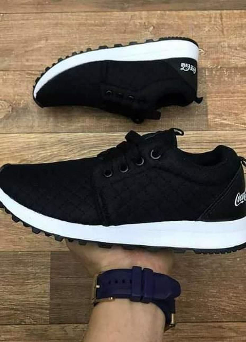 tenis da coca preto feminino