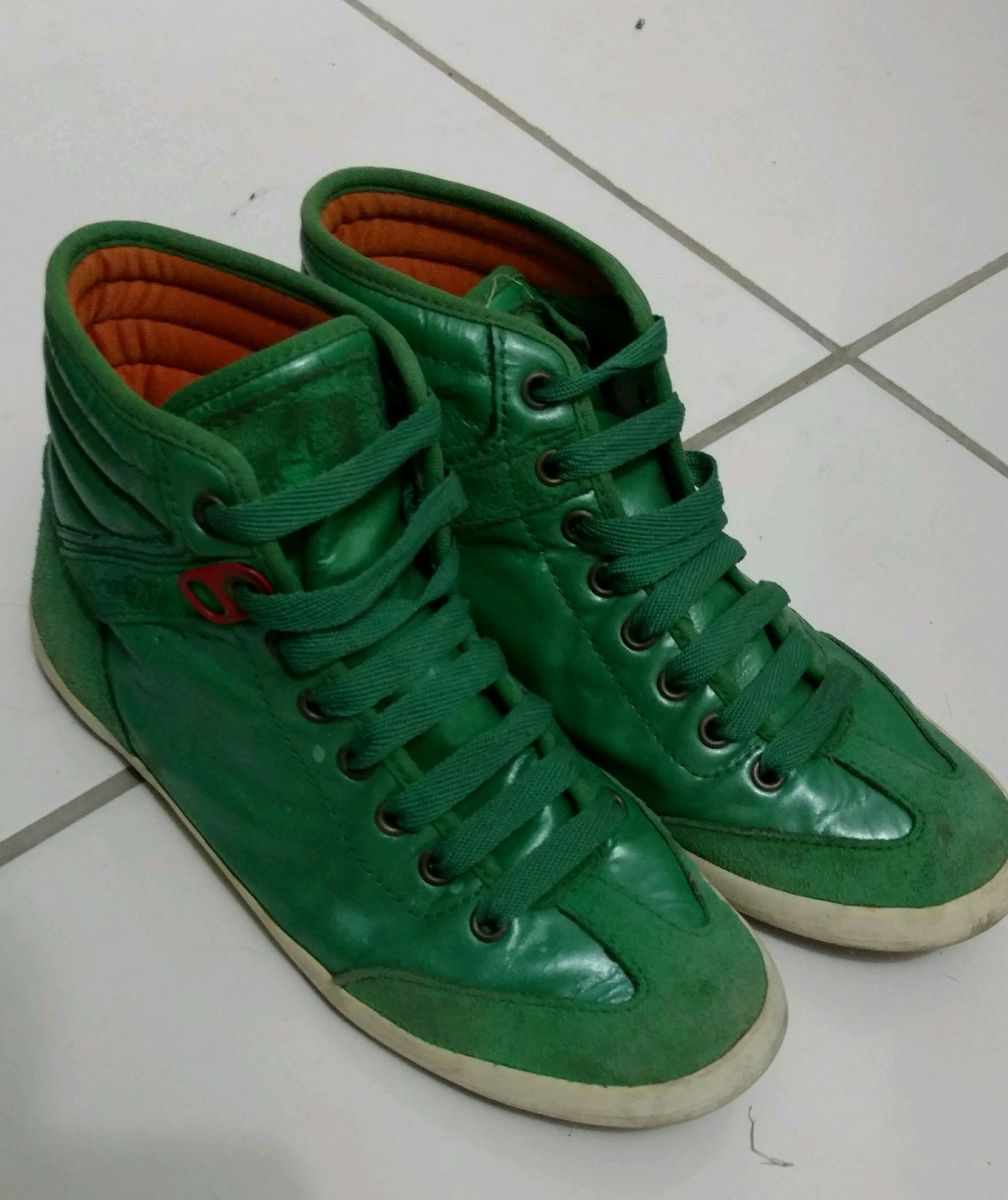 tenis coca cola feminino verde