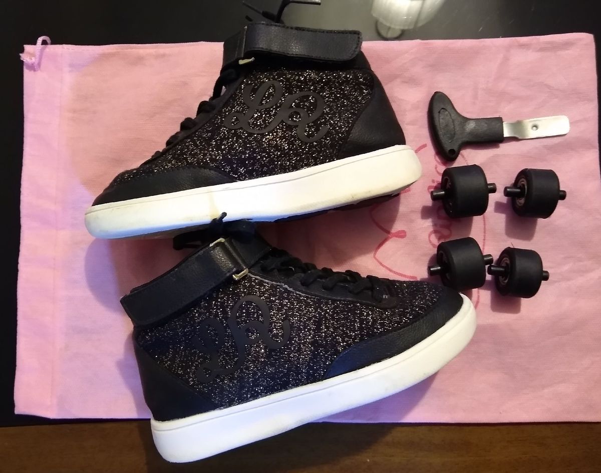 tenis rodinha lilica ripilica