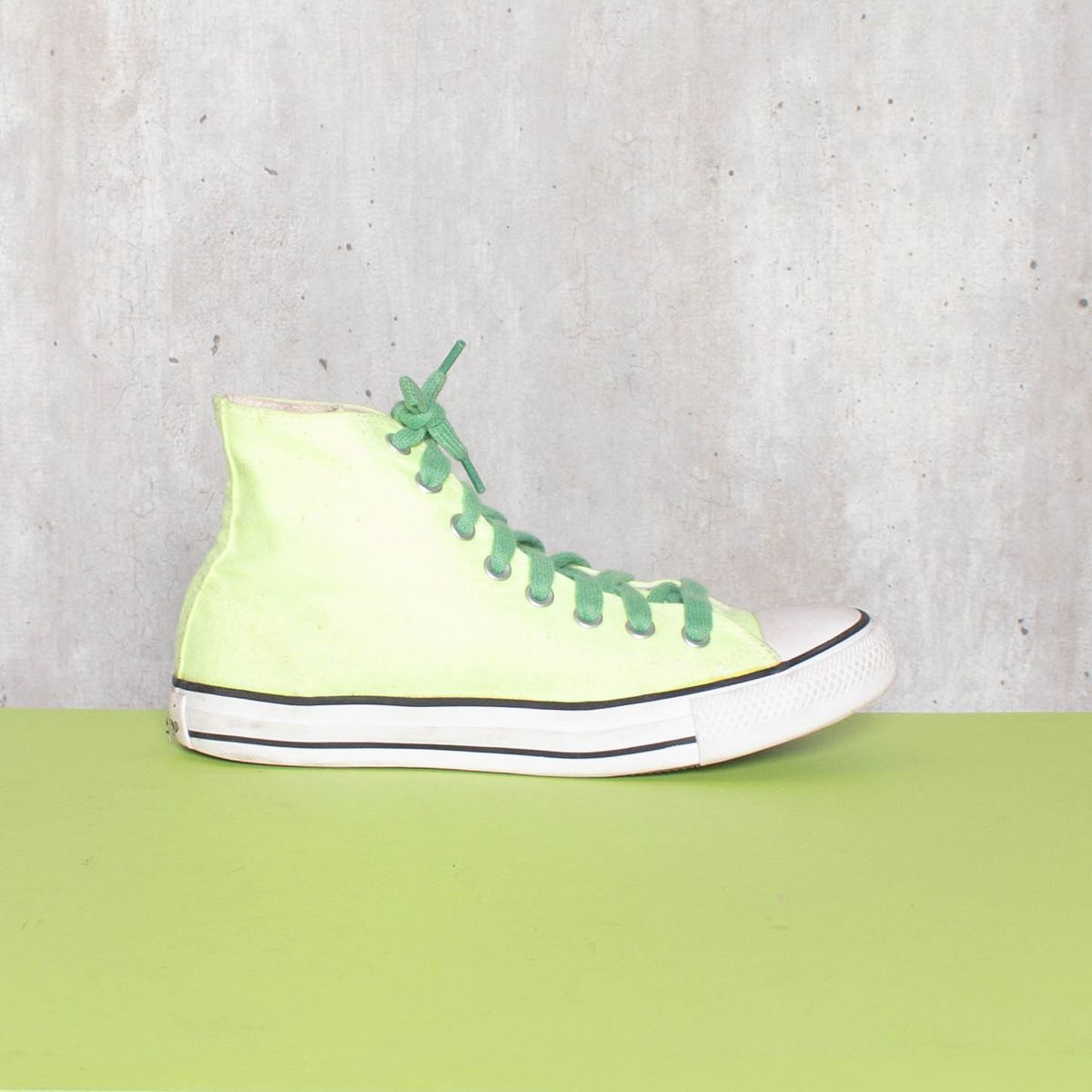 all star verde neon