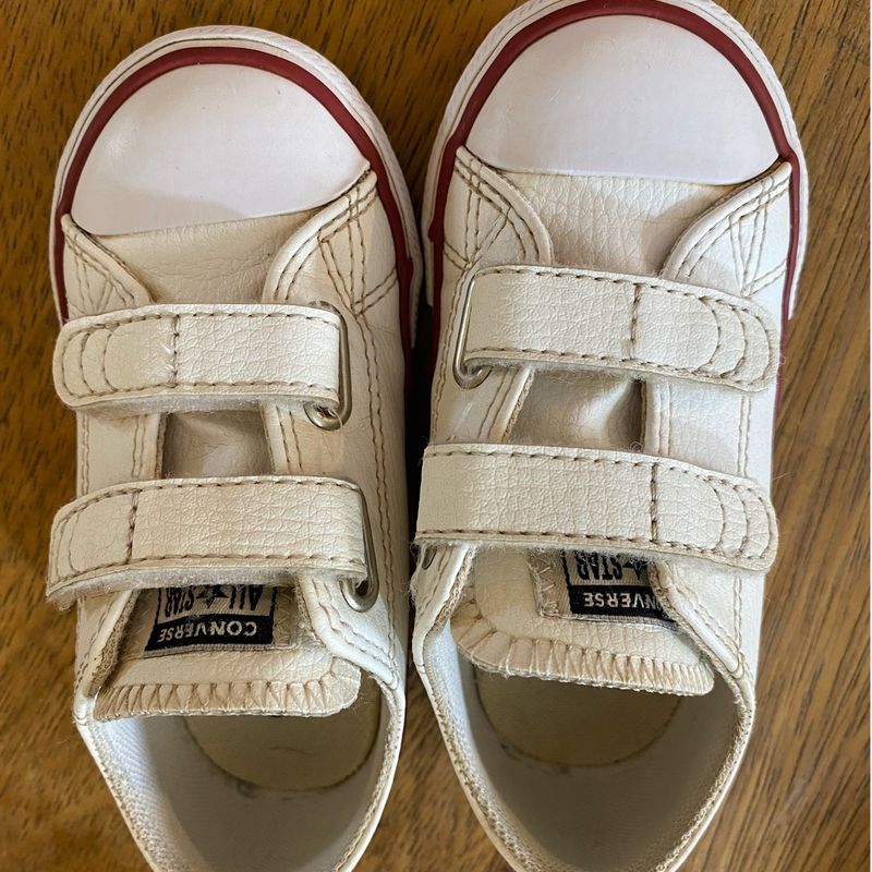 Tênis Converse All Star Branco Número 22 Calçado Infantil para Meninos  Converse Usado 111046222 enjoei