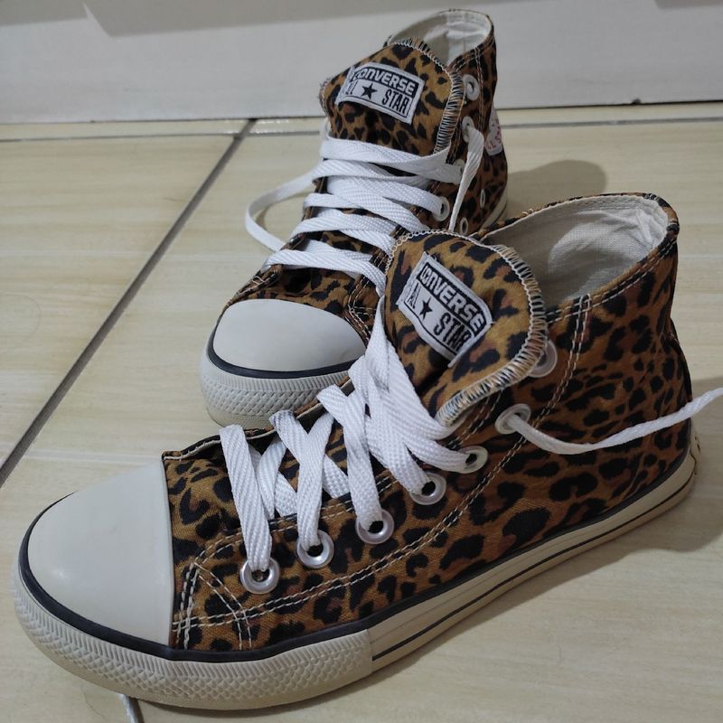 All star cano alto best sale animal print