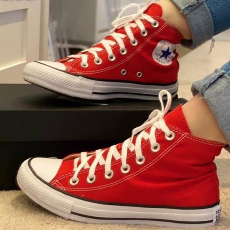 All star vermelho store promoção