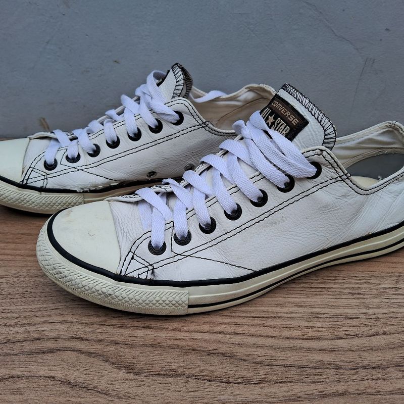 Tênis Converse All Star Chuck Taylor Couro - Branco