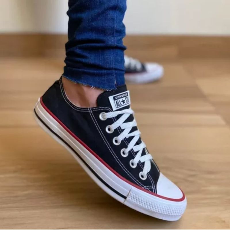Tenis Converse All Star Chuck Taylor Tenis Feminino Oferta Casualpreto Casual Oferta Original Tenis Feminino Converse Nunca Usado 106767902 enjoei