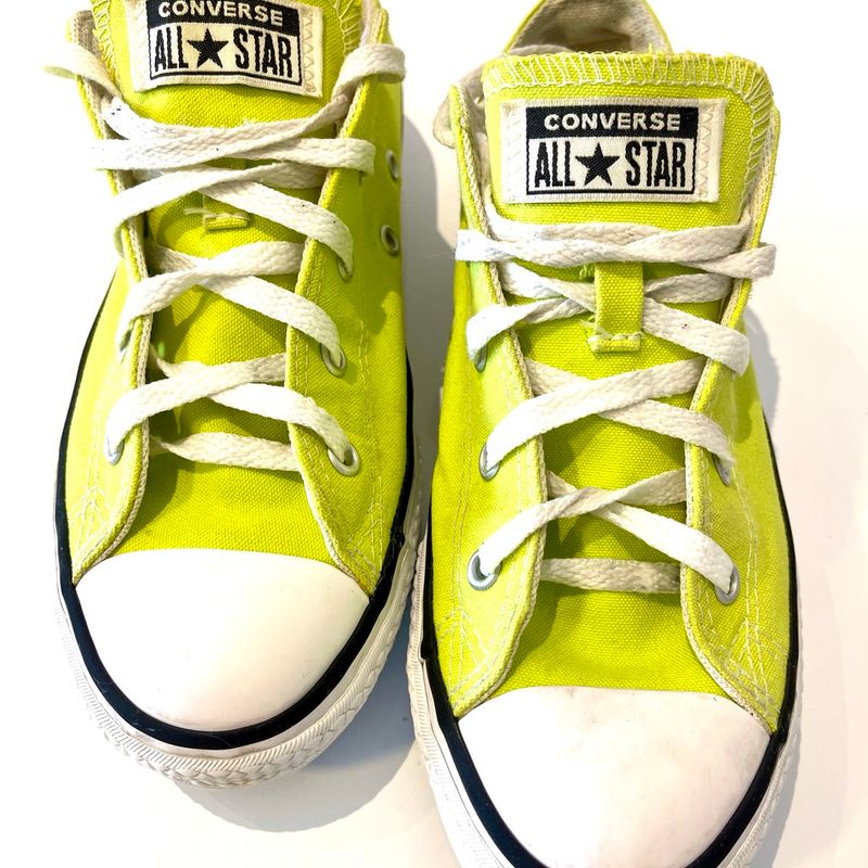 Tênis Converse All Star Chuck Taylor Verde Lima 33 Converse