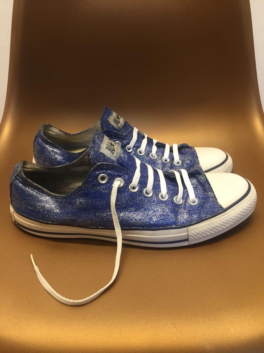 all star customizado com glitter