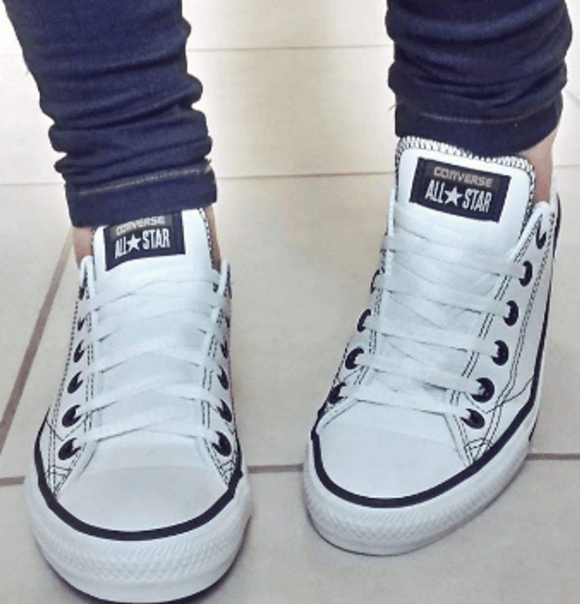 tenis all star converse couro feminino