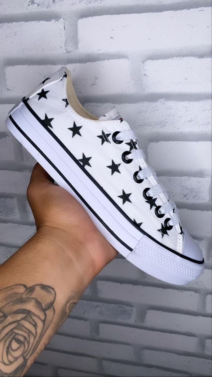 All star store branco com estrela