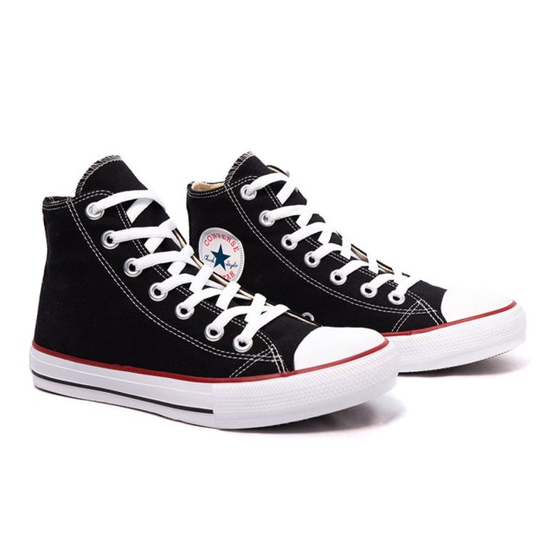 All Star Preto Cano Médio Plataforma | Tênis Feminino Converse Usado  34464560 | enjoei