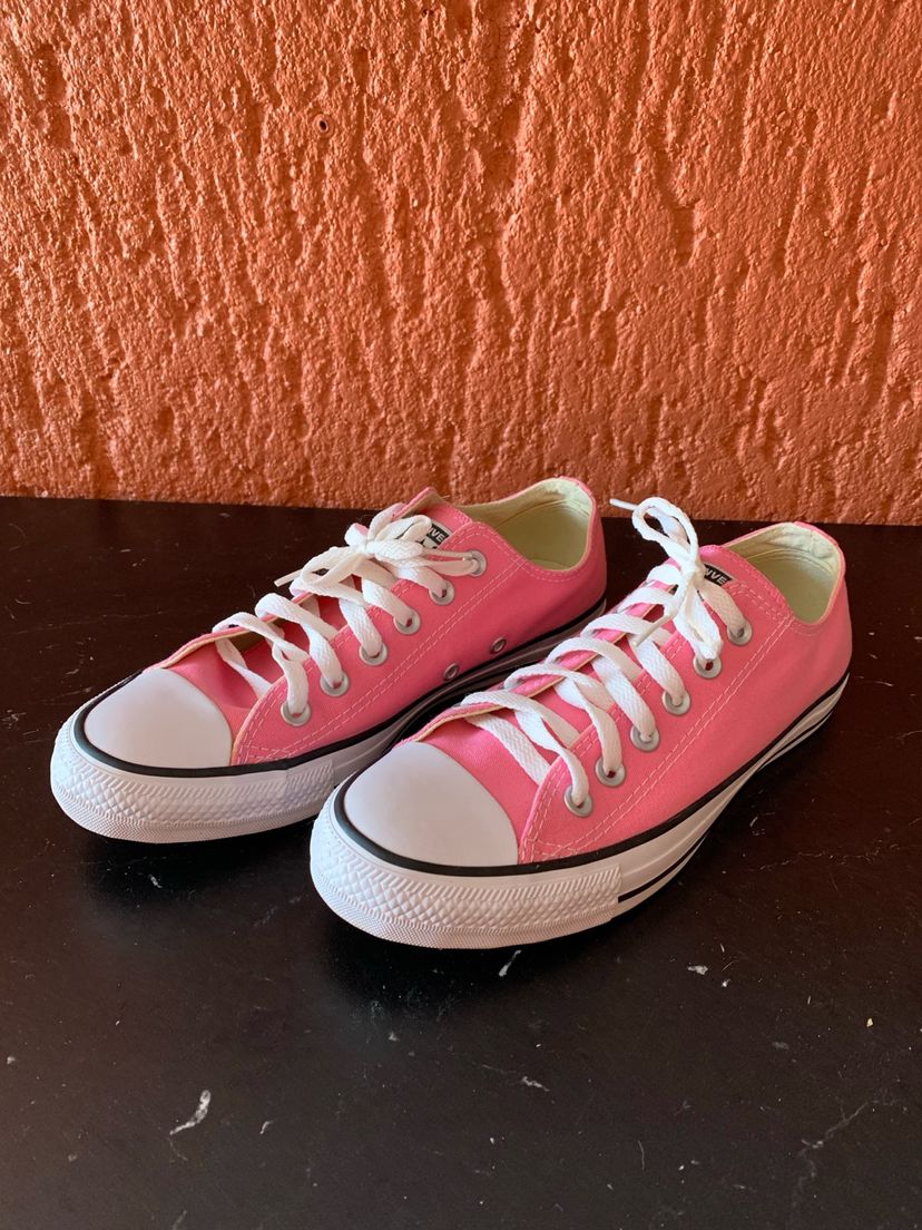 Tênis Converse All Star Rosa 37 | Tênis Feminino Converse Usado ...