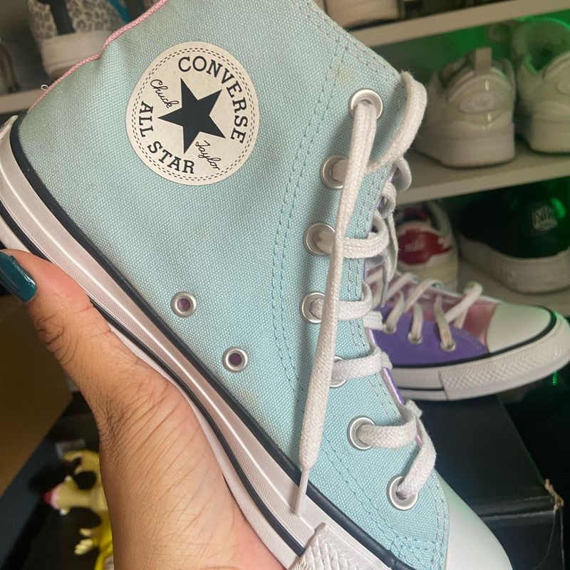 Converse azul outlet bebe