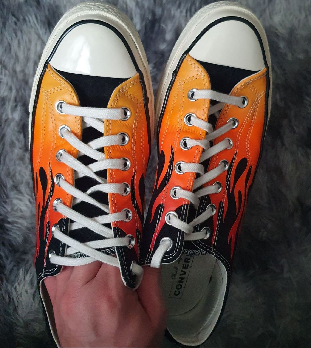 Tênis Converse Chuck 70 Ox Archival Flame Print Tênis Masculino