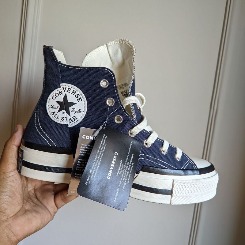 Tênis Converse Chuck 70 Plus, Azul Marinho Novo, Tênis  Masculino Converse Nunca Usado 105051083 enjoei