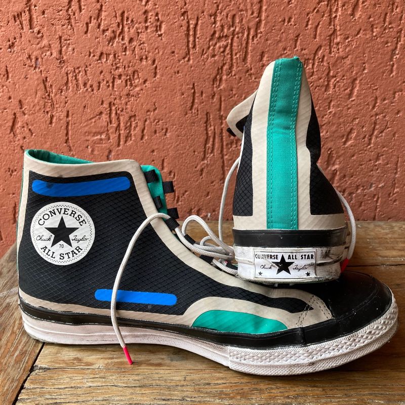 Tênis Converse Chuck Taylor 70s Hi Fuse Tape Digital Terrain Black