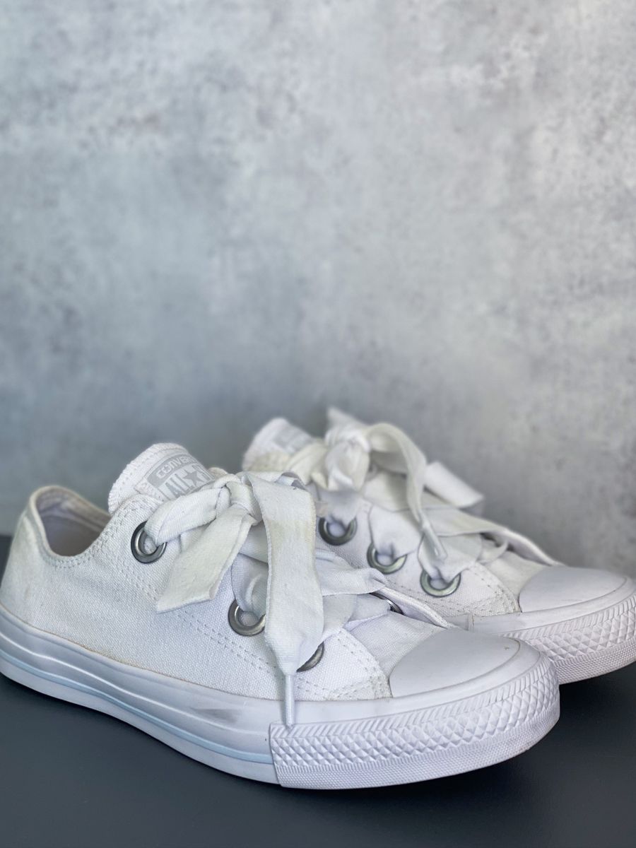 tênis converse chuck taylor all star big eyelet branco