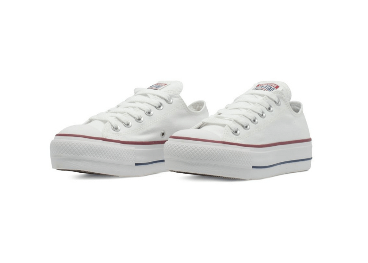 tenis all star converse plataforma branco