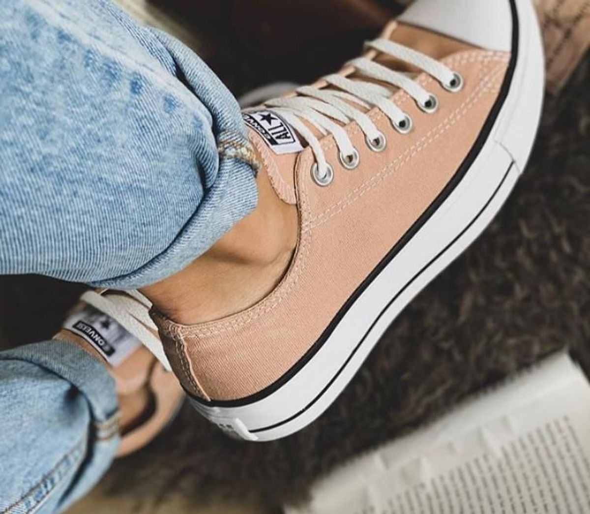 tênis converse chuck taylor all star nude