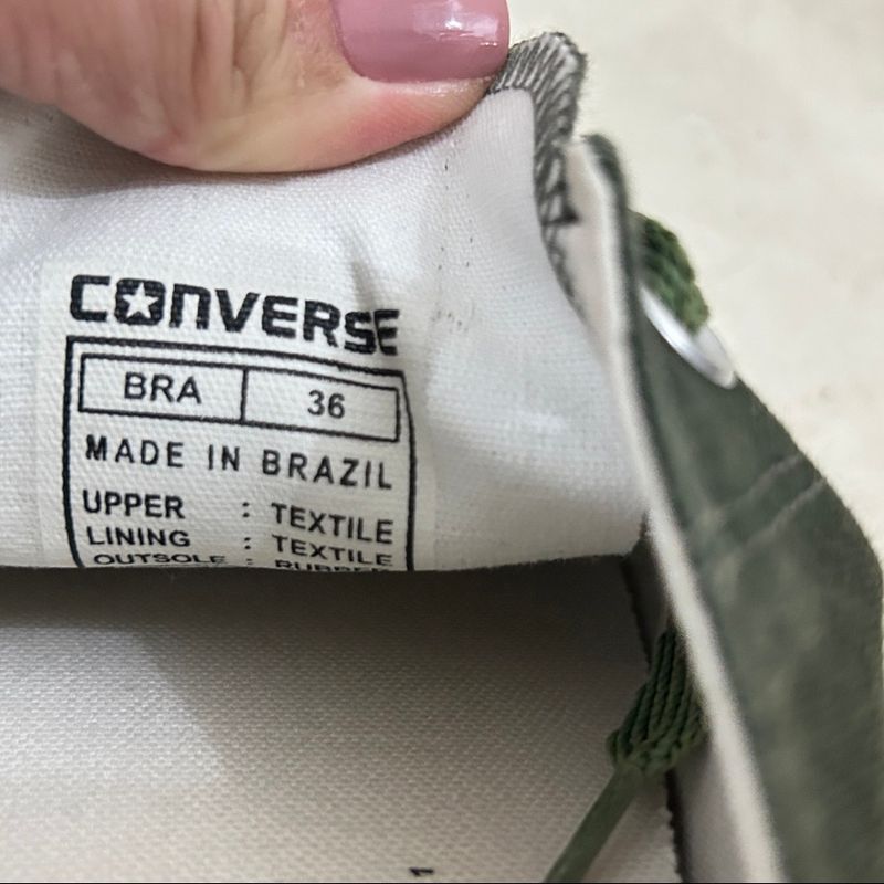 Converse verde militar outlet usa