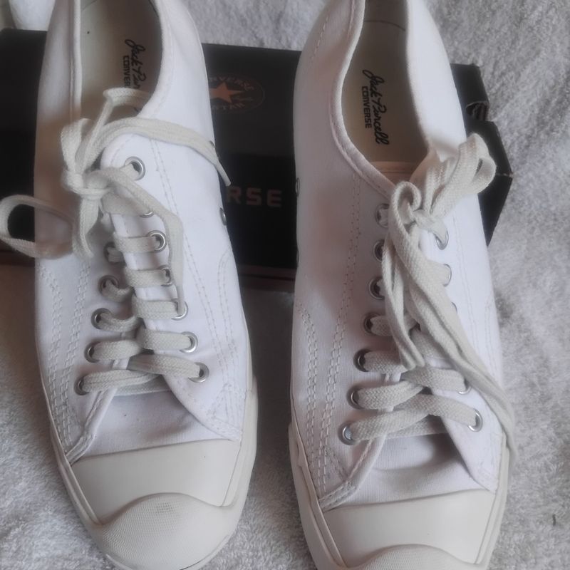 Vestindo Jack Purcell Branco