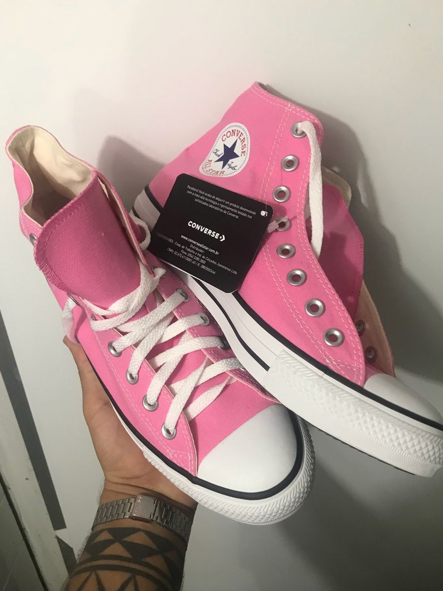 all star rosa cereja