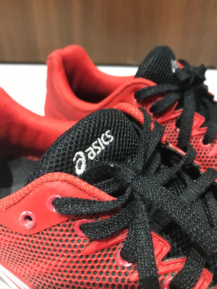 tenis asics masculino vermelho