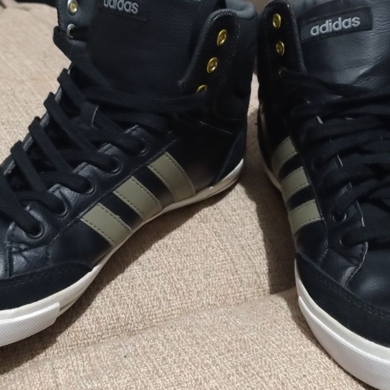 Tênis Couro Cano Alto Adidas Cacity Mid Masculino Preto+bege Usado  Tênis Masculino Adidas Usado 95500598 enjoei