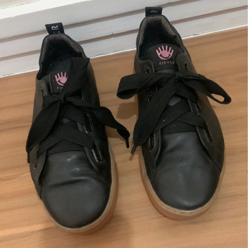Tênis Couro Preto Fiever 36 Tênis Feminino Fiever Usado 92346717